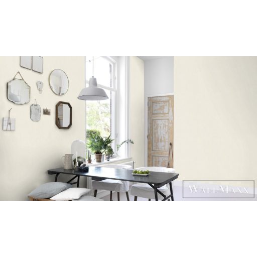 RASCH Perfecto VI 844306 krémfehér Textil mintás Csillogó vlies tapéta