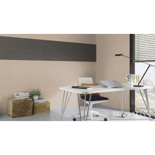 RASCH Perfecto VI 844351 bézs Textil mintás Csillogó vlies tapéta