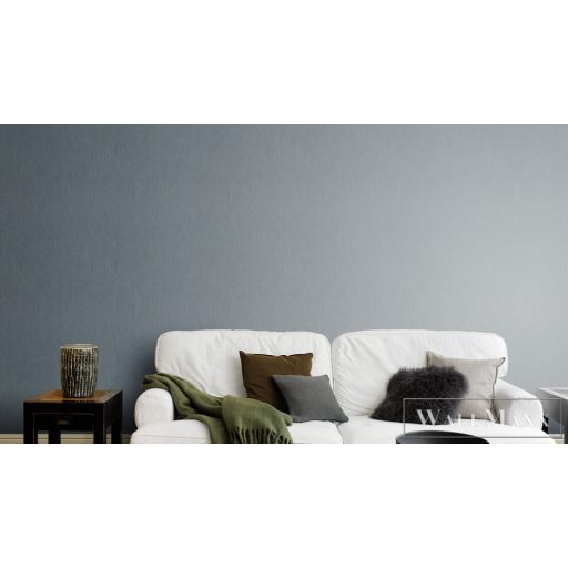 RASCH Perfecto VI 844436 kék Textil mintás Csillogó vlies tapéta