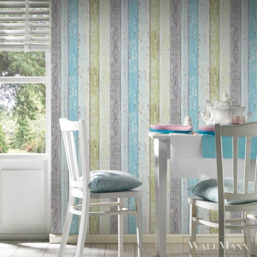 AS CREATION Elements II 855-077 kék fa vidéki tapéta