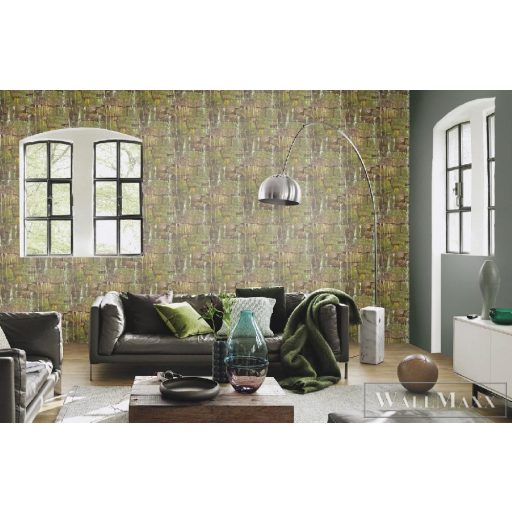 Rasch zöld tapéta 860245