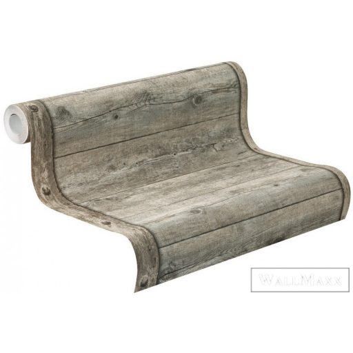 Rasch Bricks & Wood II 861419 bézs, barna Vaspánt mintás Fa-hatású vlies tapéta