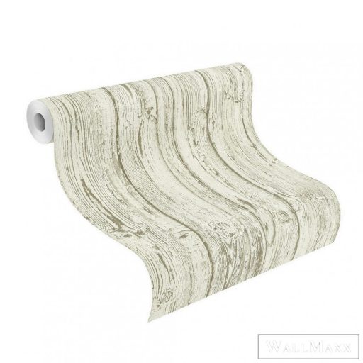 Rasch Bricks & Wood II 862911 krémszínű Intarzia mintás Fa-hatású vlies tapéta