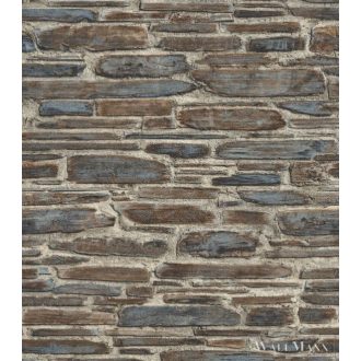   RASCH TAPTENWECHSEL 2021 DESIGN TAPÉTA 863420 KÉK SZÜRKE barna