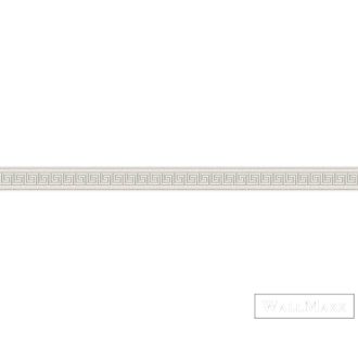   AS CREATION Only Borders 86685-1 fehér görög mintás klasszikus bordűr