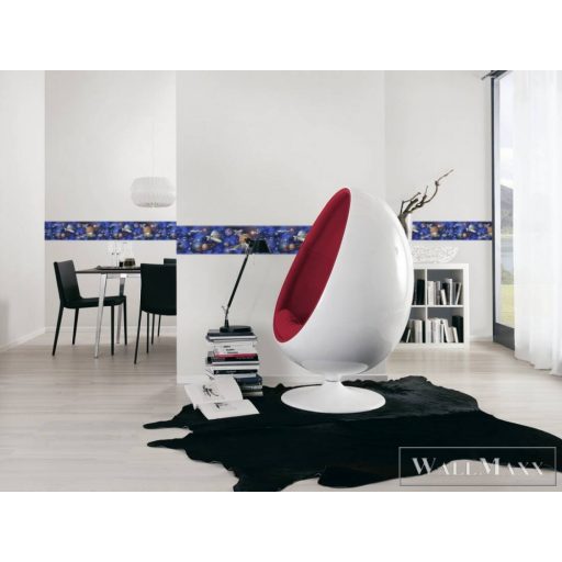 AS CREATION Only Borders 89621-6 kék űrhajó mintás ifjúsági bordűr