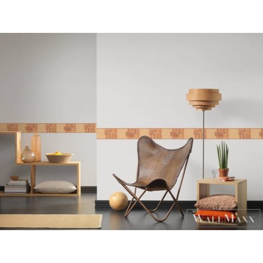 AS CREATION Only Borders 90064-7 barna grafikai mintás modern bordűr