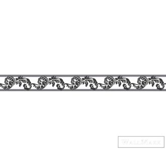   AS CREATION Only Borders 90431-7 sötét barokk mintás klasszikus bordűr
