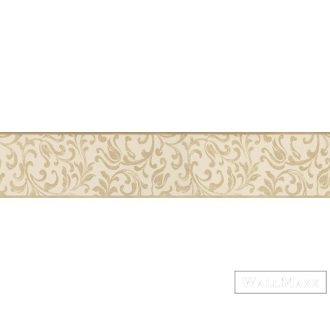  AS CREATION Only Borders 90552-9 bézs barokk mintás klasszikus bordűr