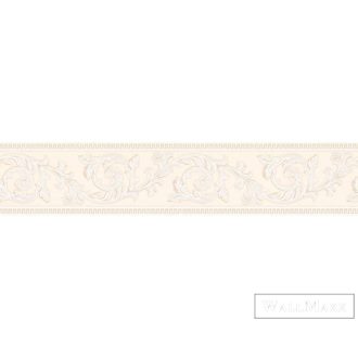   AS CREATION Only Borders 90621-2 bézs barokk mintás klasszikus bordűr