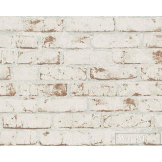  AS CREATION Elements II 907-813 bézs tégla klasszikus tapéta