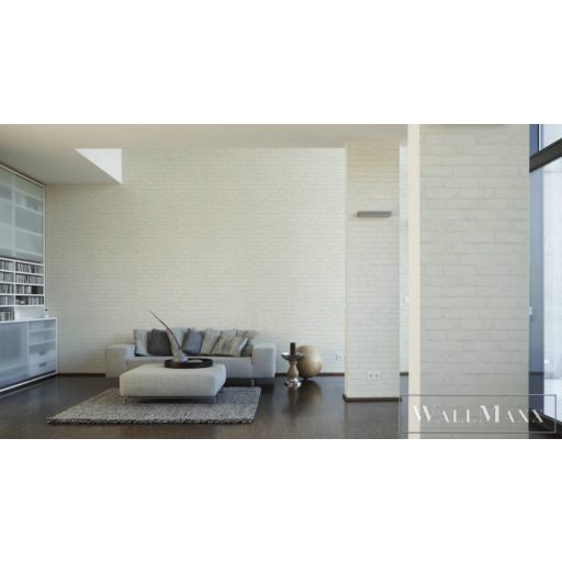 AS CREATION Elements 90785-1 fémes tégla kőmintás tapéta