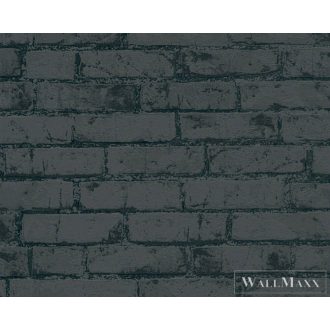   AS CREATION Black is Beautiful 90788-2 sötét tégla mintás klasszikus tapéta