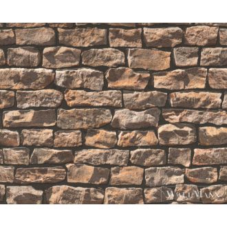   AS CREATION Elements 90791-2 bézs tégla térhatású tapéta