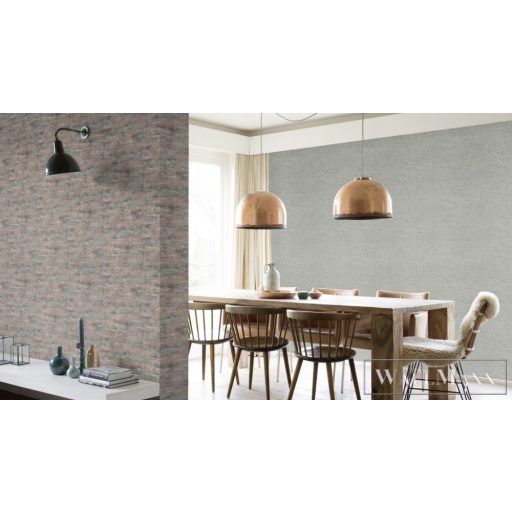 RASCH Axiom 915914 ezüst textil mintás uni XXL tapéta