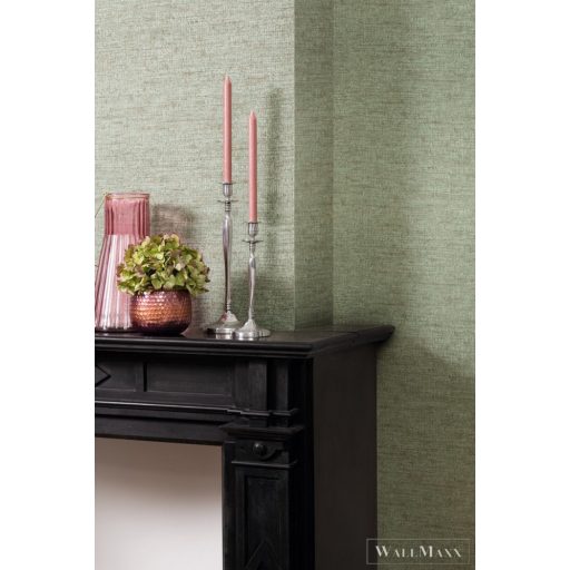 RASCH Axiom 915938 zöld textil mintás uni XXL tapéta