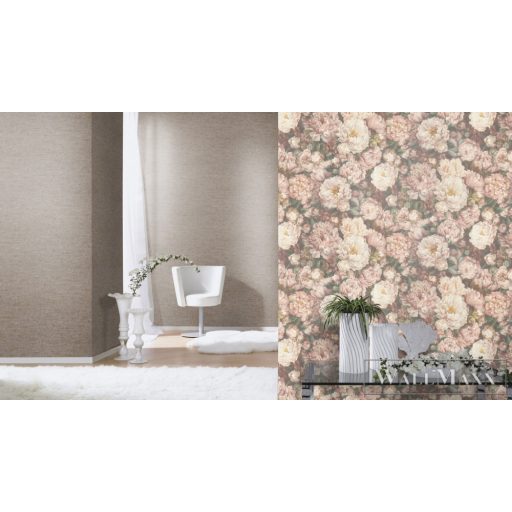 RASCH Axiom 915952 lila textil mintás uni XXL tapéta