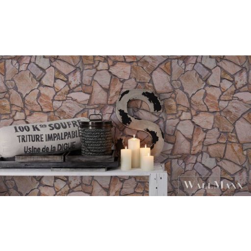 AS CREATION Elements II 927-316 bézs terméskő vidéki tapéta