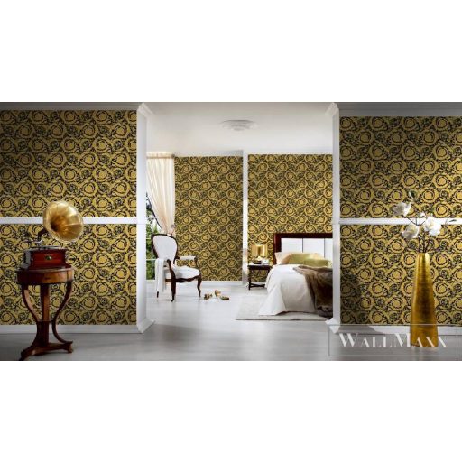 AS CREATION VERSACE 3 2022 93583-4 RÓZSA-FEKETE TAPÉTA