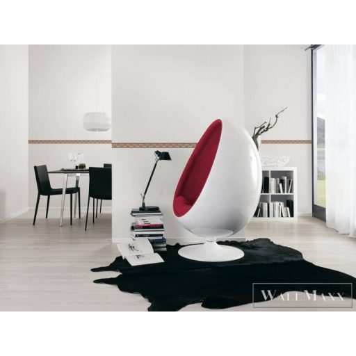 AS CREATION Only Borders 11 93691-1 bézs, barna, krémszínű Csíkos Térhatású öntapadós bordűr