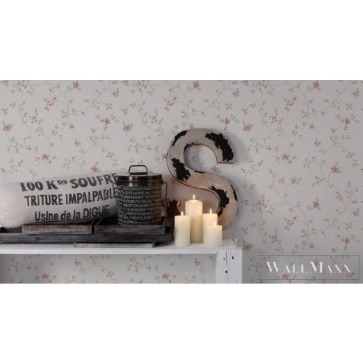 AS CREATION Maison Charme 93770-1 színes virág mintás klasszikus tapéta
