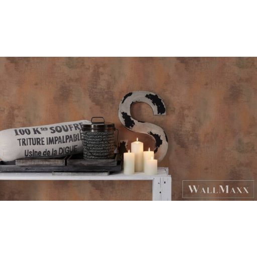 AS CREATION Elements 95391-3 barna rozsda absztrakt tapéta