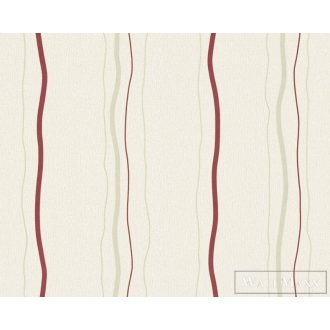  AS CREATION Casual Living 95873-1 bézs hullámos csíkos tapéta