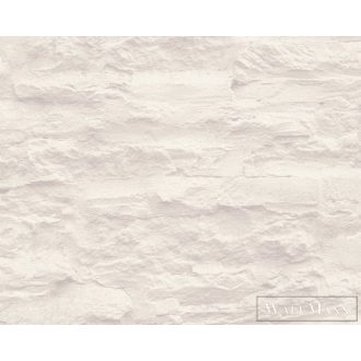   AS CREATION Elements II 9590-83 krémszínű fa, kő, tégla modern tapéta
