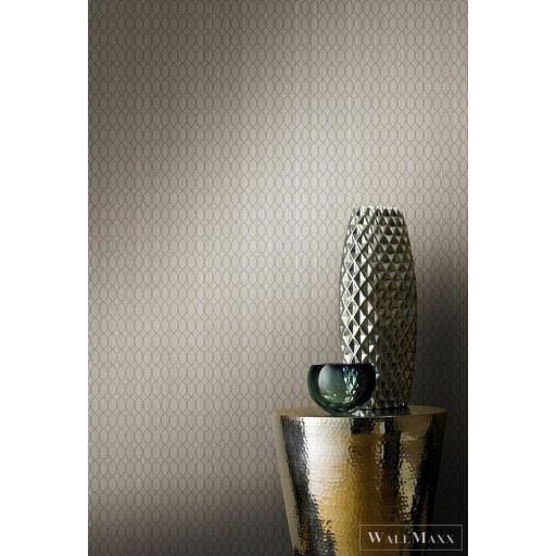 964004 egyszerű klasszikus minta barnás szín