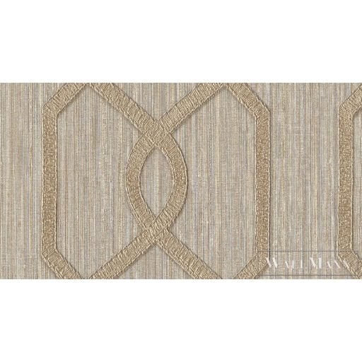 964301 lágy geometriai minta,barna kékes szürke színárnyalat