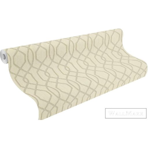 964318 Rasch enyhe geometriai minta,elefántcson színárnyalatok