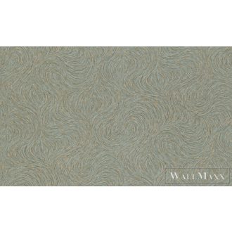   RASCH Jolly 970111 zöld örvény mintás Vidám méteres tapéta