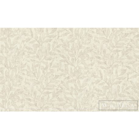 RASCH Metal Spirit 977011 krémszínű levél mintás design XXL tapéta