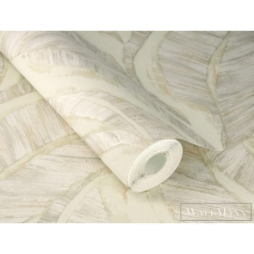 RASCH Ascona 979015 krémszínű levél mintás szofisztikált XXL tapéta