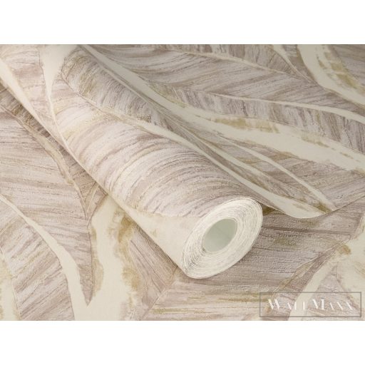 RASCH Ascona 979039 arany-barna levél mintás szofisztikált XXL tapéta