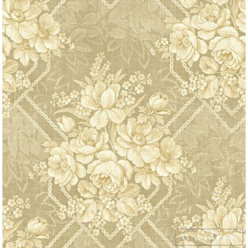 KT-EXCLUSIVE AnnaBelle AK40005 bézs virág mintás barokk tapéta