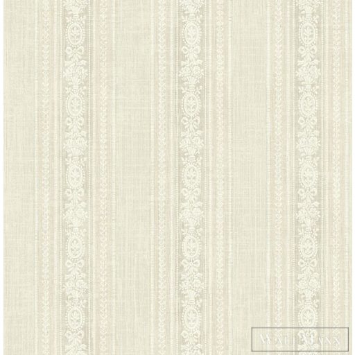 KT-EXCLUSIVE AnnaBelle AK40108 fehér ornamentika mintás barokk tapéta