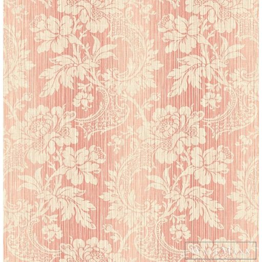 KT-EXCLUSIVE AnnaBelle AK40207 rózsaszín virág mintás barokk tapéta
