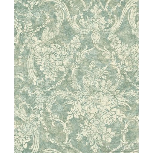 KT-EXCLUSIVE AnnaBelle AK40704 zöld ornamentika mintás barokk tapéta