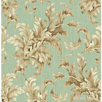   KT-EXCLUSIVE AnnaBelle AK40904 barna levél mintás barokk tapéta