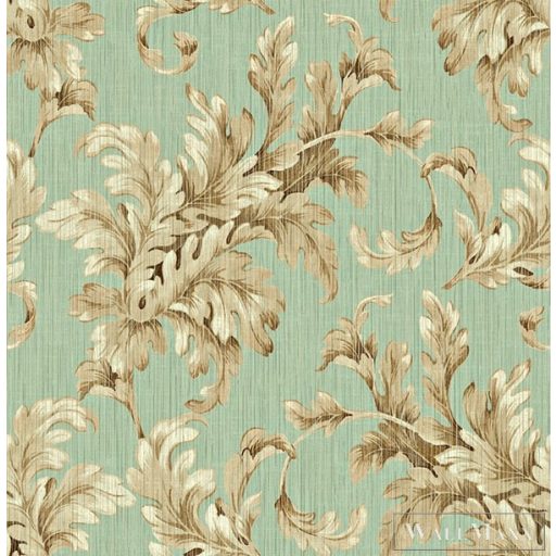 KT-EXCLUSIVE AnnaBelle AK40904 barna levél mintás barokk tapéta