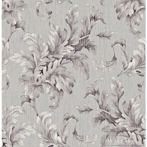 KT-EXCLUSIVE AnnaBelle AK40909 lila levél mintás barokk tapéta