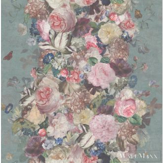   SketchTwenty Chelsea 2023 CH01325 zöldeskék virágmintás tapéta