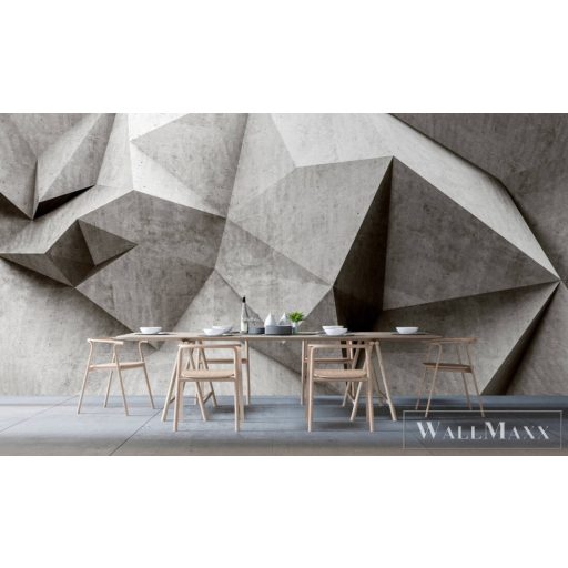 AS CREATION Beton 2 DD113522 sötét beton mintás térhatású digitális panel