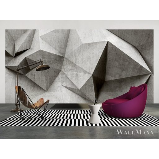 AS CREATION Beton 2 DD113522 sötét beton mintás térhatású digitális panel