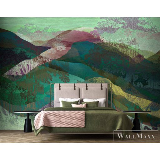 AS CREATION Walls by Patel 3 DD121812 zöld hidden valley 2 digitális panel