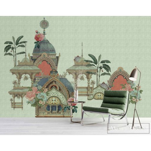 AS CREATION Walls by Patel 3 DD121824 zöld jaipur 1 digitális panel