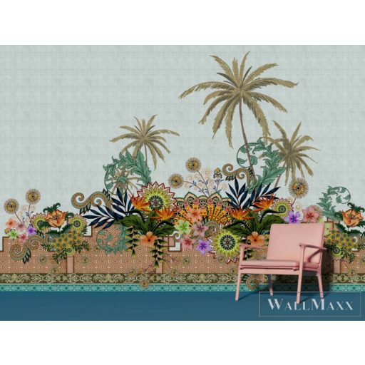 AS CREATION Walls by Patel 3 DD121844 zöld oriental garde 3 digitális panel