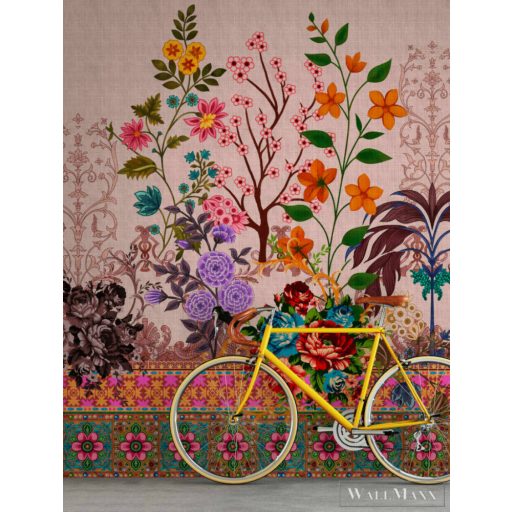 AS CREATION Walls by Patel 3 DD121848 rózsaszín oriental garde 4 digitális panel