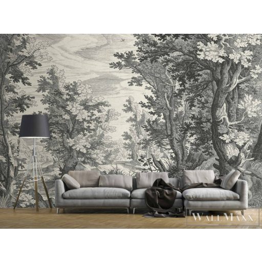 AS CREATION Walls by Patel 3 DD121884 bézs fancy forest 3 digitális panel